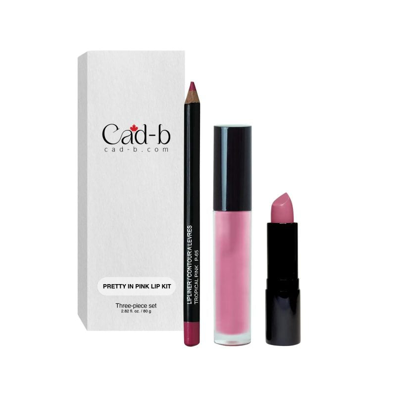 Lip Kit - Pretty In Pink - LKLPIP | Paraben Free, Cruelty Free