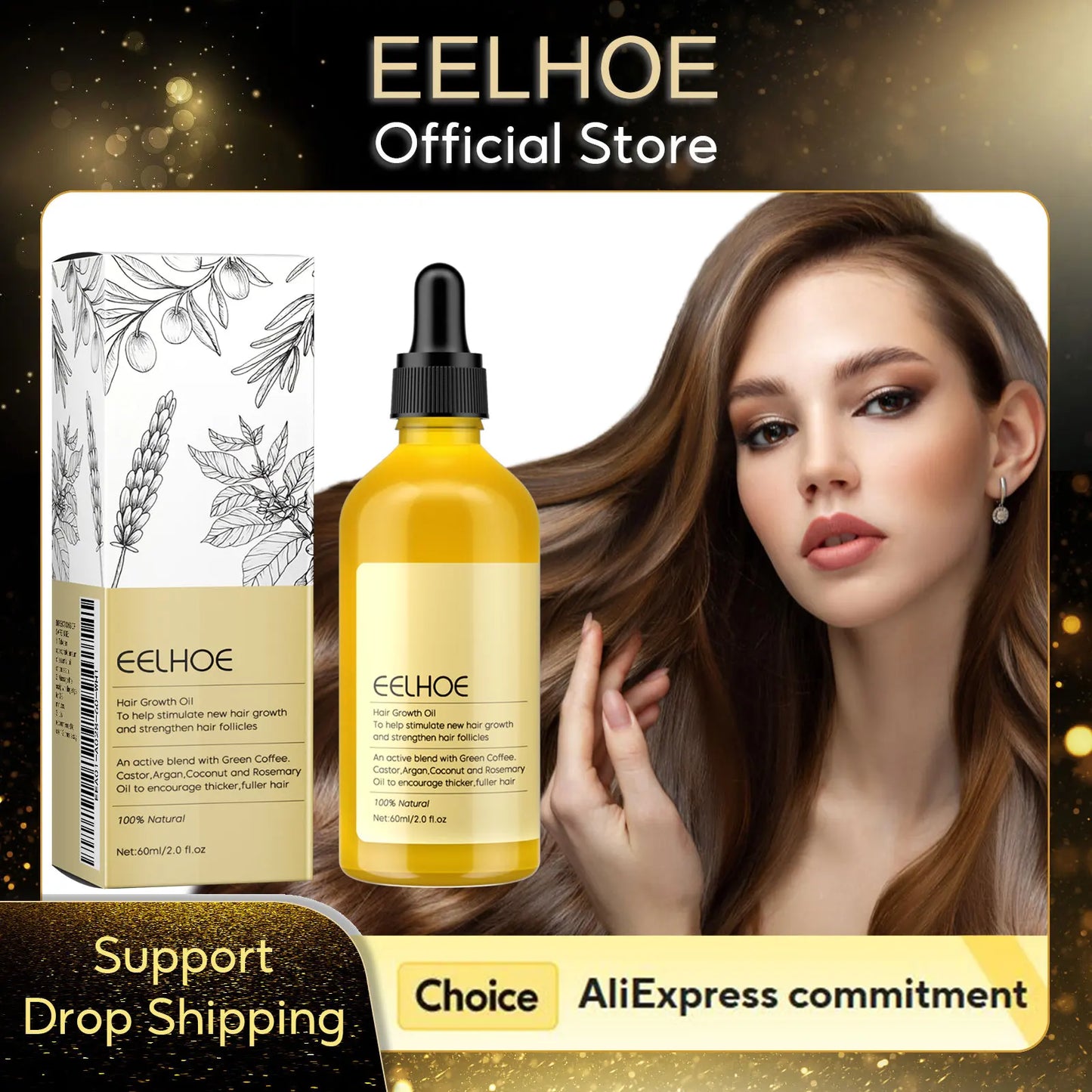 EELHOE Rosemary Oil for Hair Growth 60ml-0