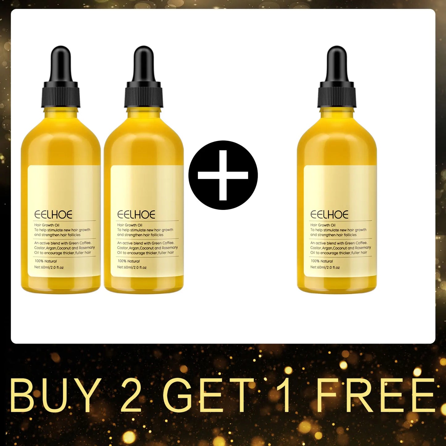 EELHOE Rosemary Oil for Hair Growth 60ml-6
