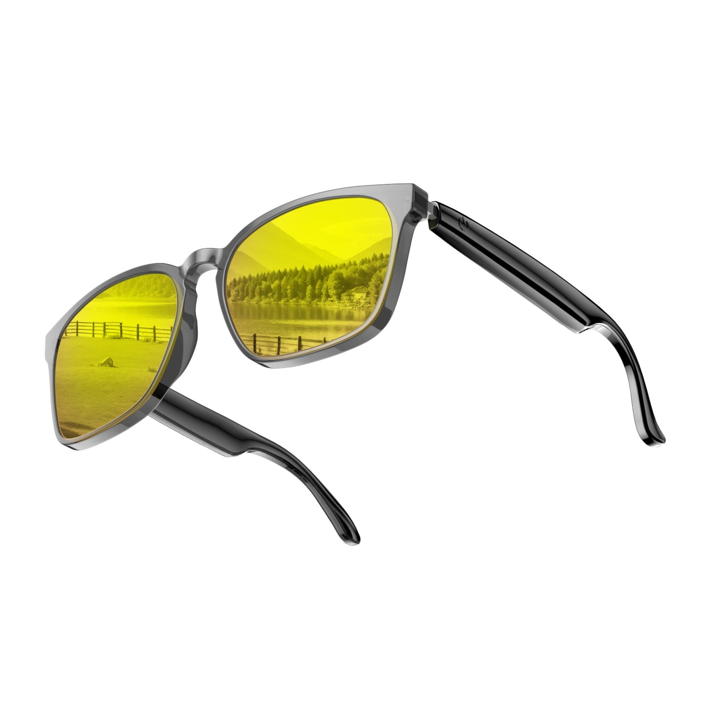 Ai Translation Smart Glasses with Bluetooth for Men Women with 140 Language Color-Change Lens Clear Headphone with Speaker Sunglasses-4