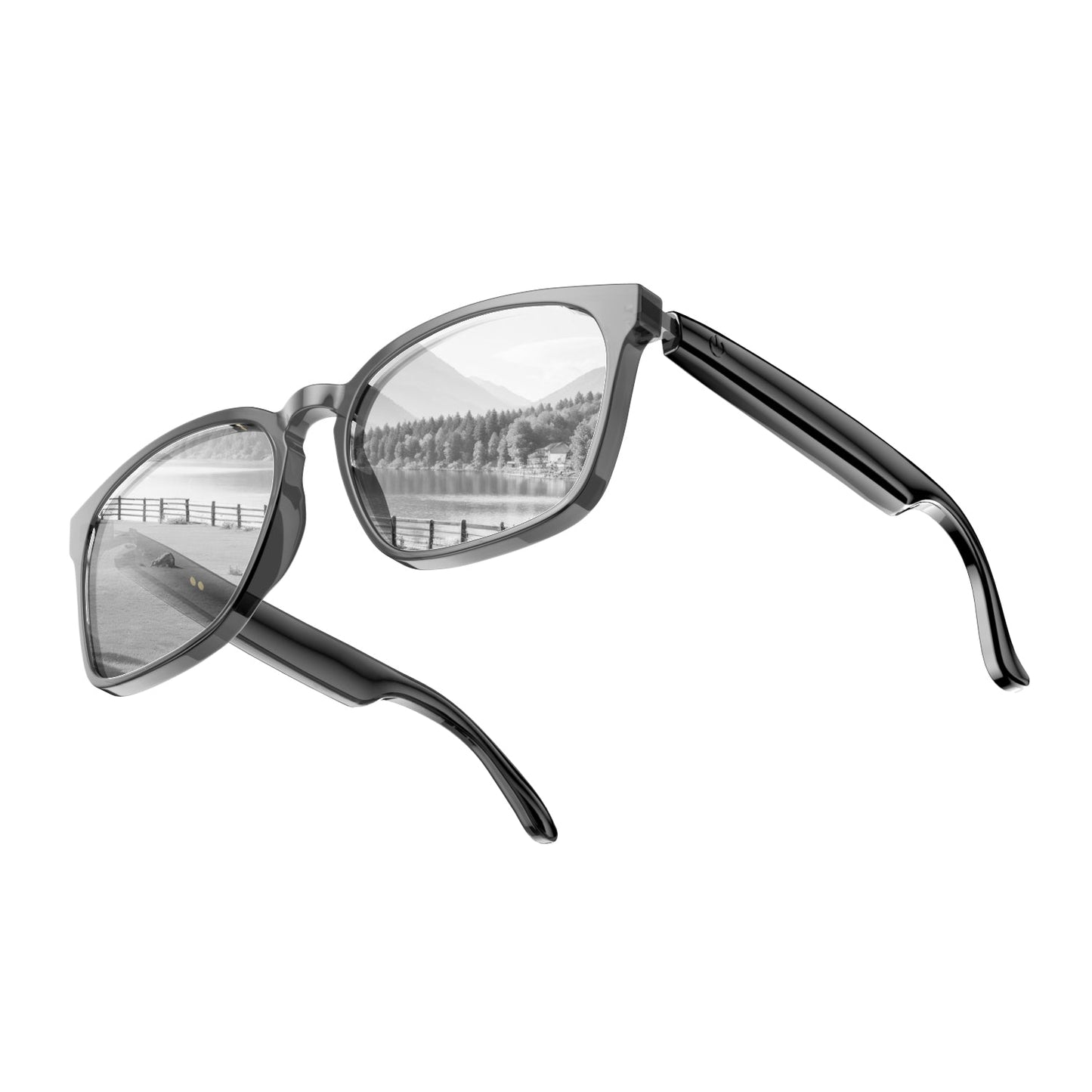 Ai Translation Smart Glasses with Bluetooth for Men Women with 140 Language Color-Change Lens Clear Headphone with Speaker Sunglasses-2