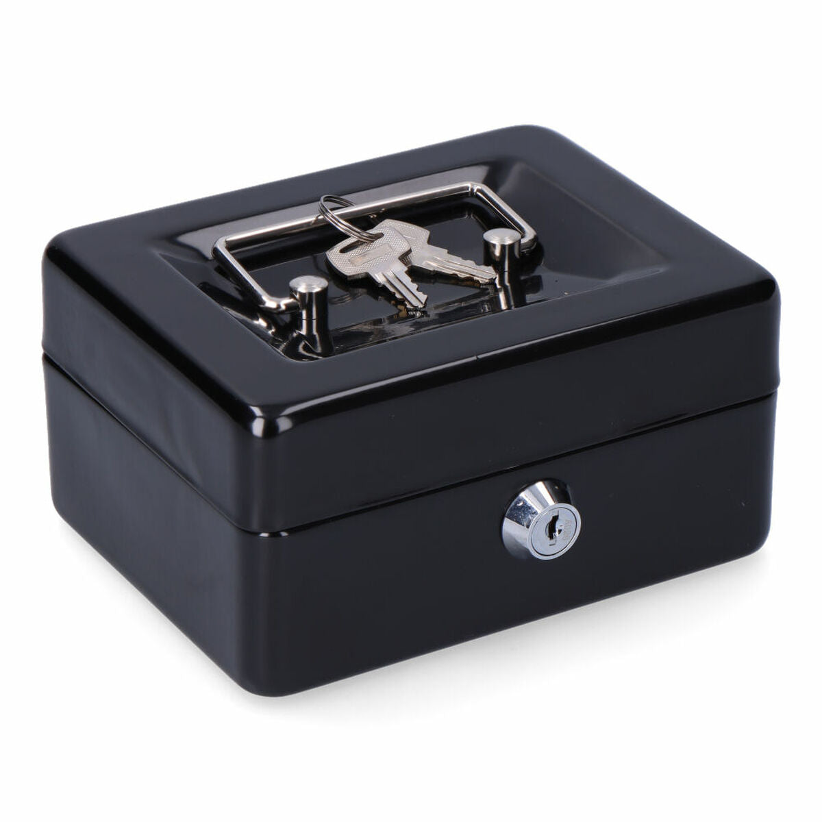 Safe-deposit box Micel CFC09 M13393 Black Steel 15,2 x 11,8 x 8 cm-0