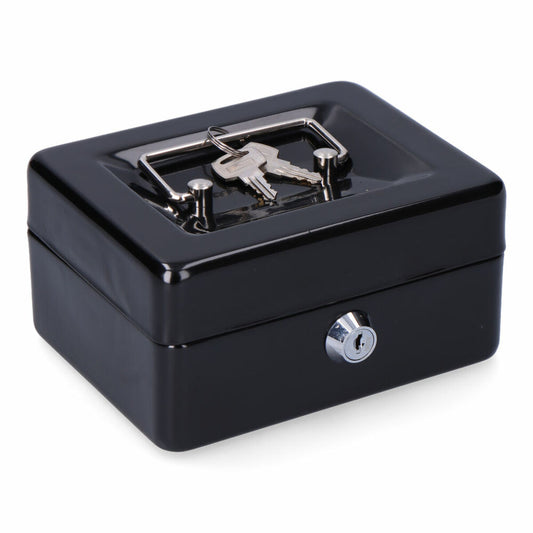 Safe-deposit box Micel CFC09 M13393 Black Steel 15,2 x 11,8 x 8 cm-0