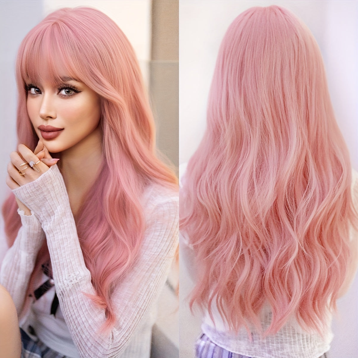 Chic Chocolate Long Curly Wig-6