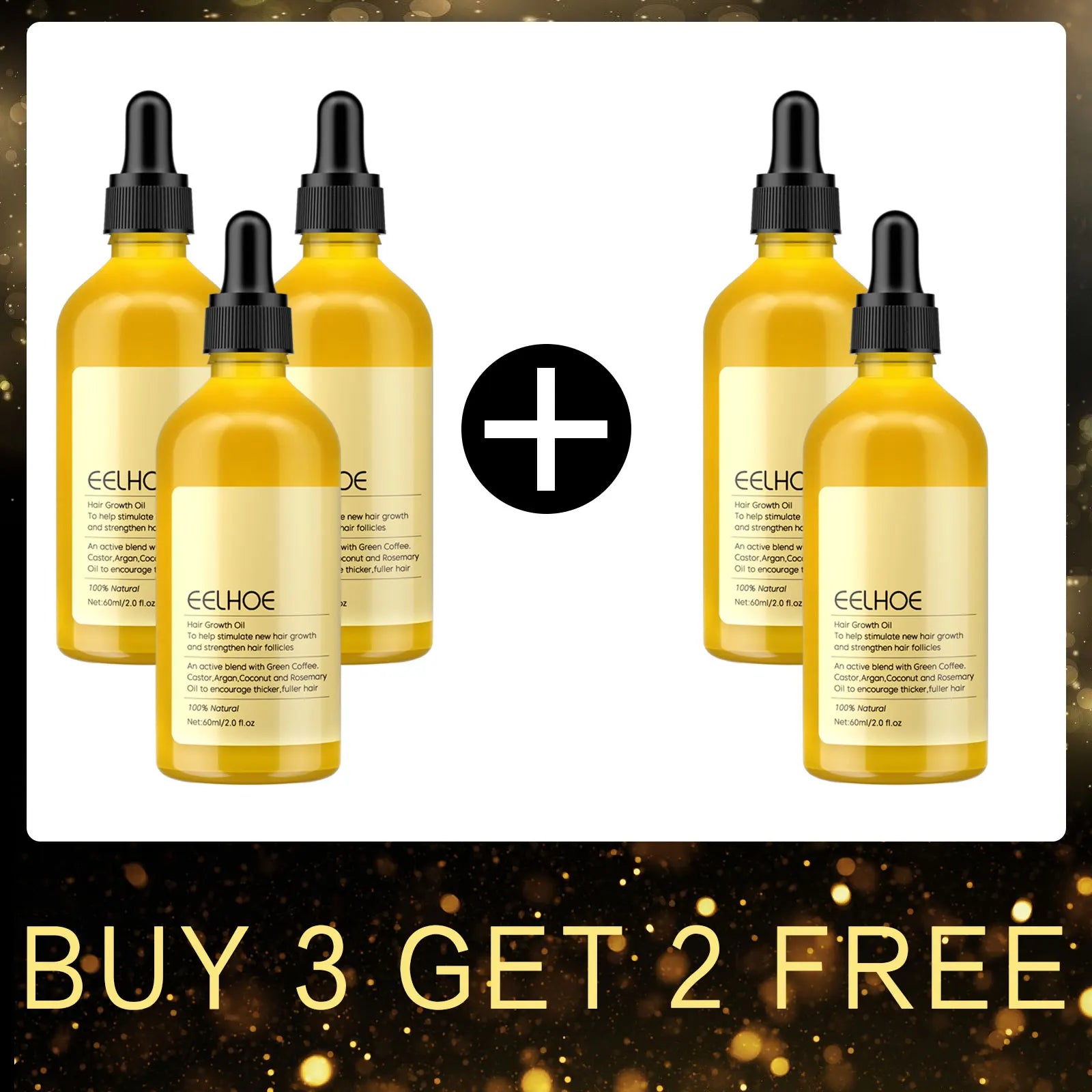 EELHOE Rosemary Oil for Hair Growth 60ml-5