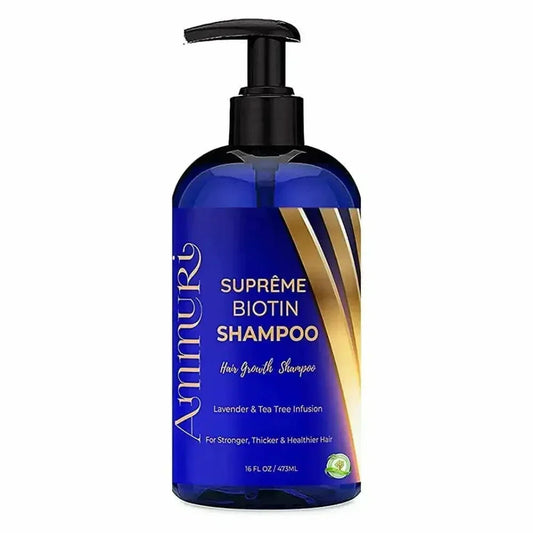 Ammuri Supreme Biotin Shampoo – Daily Hair Care for Thicker-Looking Hair (300ml)