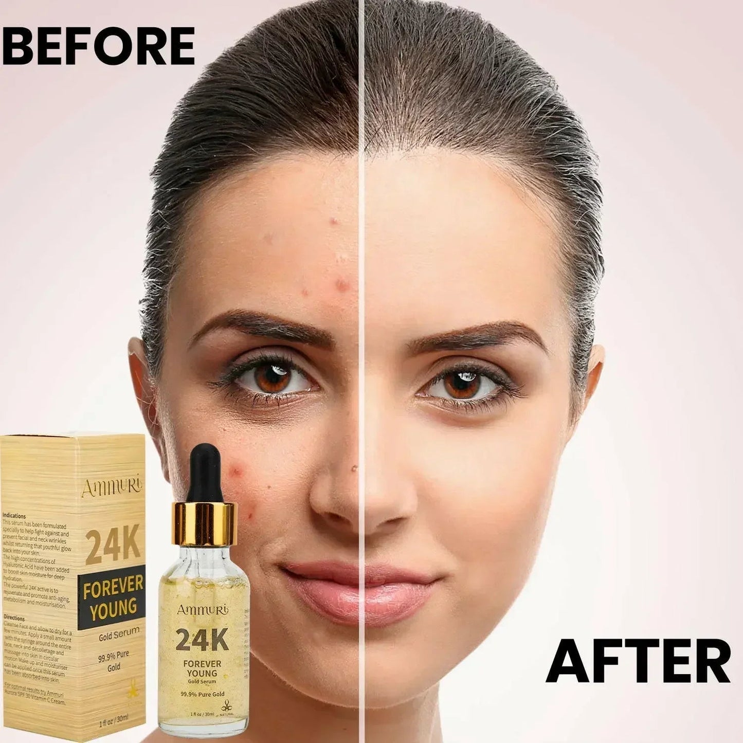 Annuri Hyaluronic Acid 24k Gold Face Serum