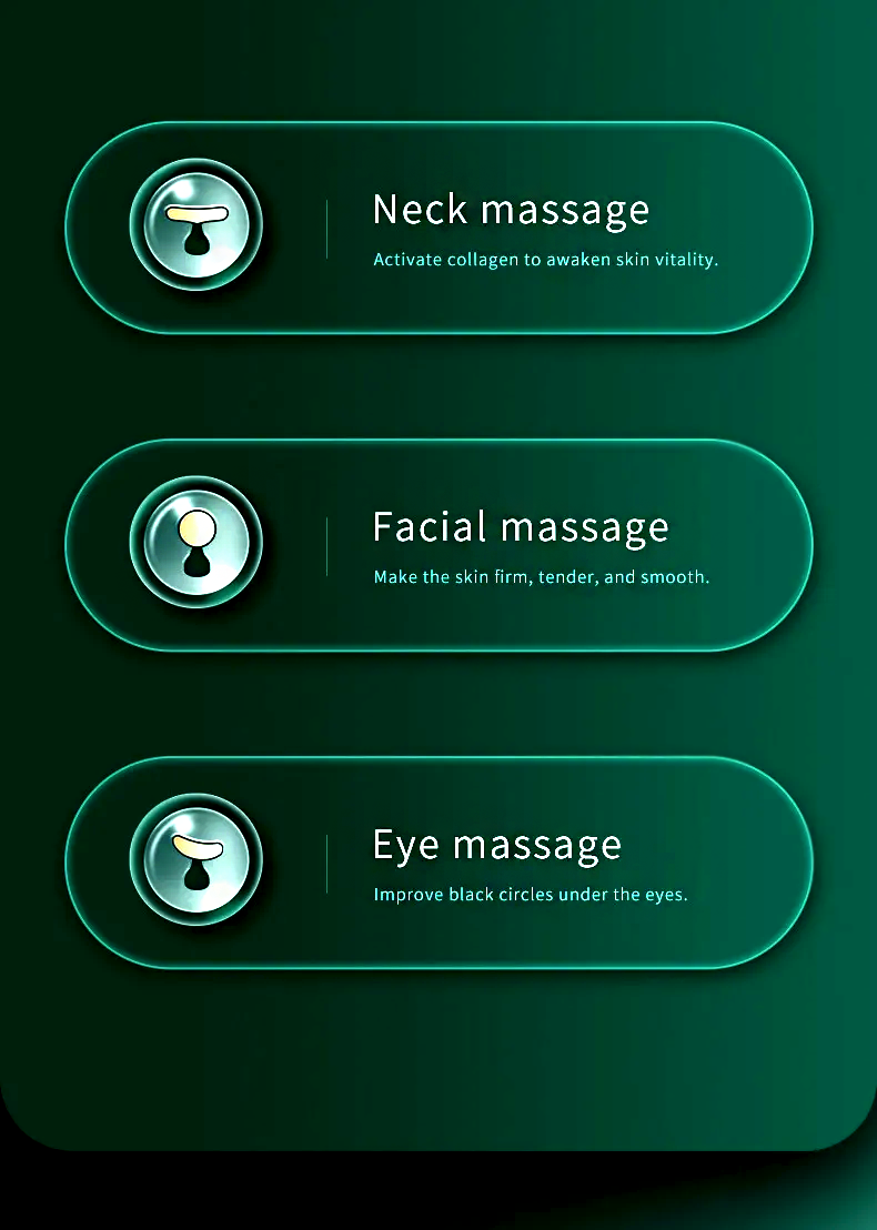 DELPHY - Masseur Facial triples têtes - liftant hautes vibrations