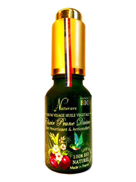 ELIXIR PRUNE DIVINE BIO - Sérum Huile Végétale, Complément Alimentaire