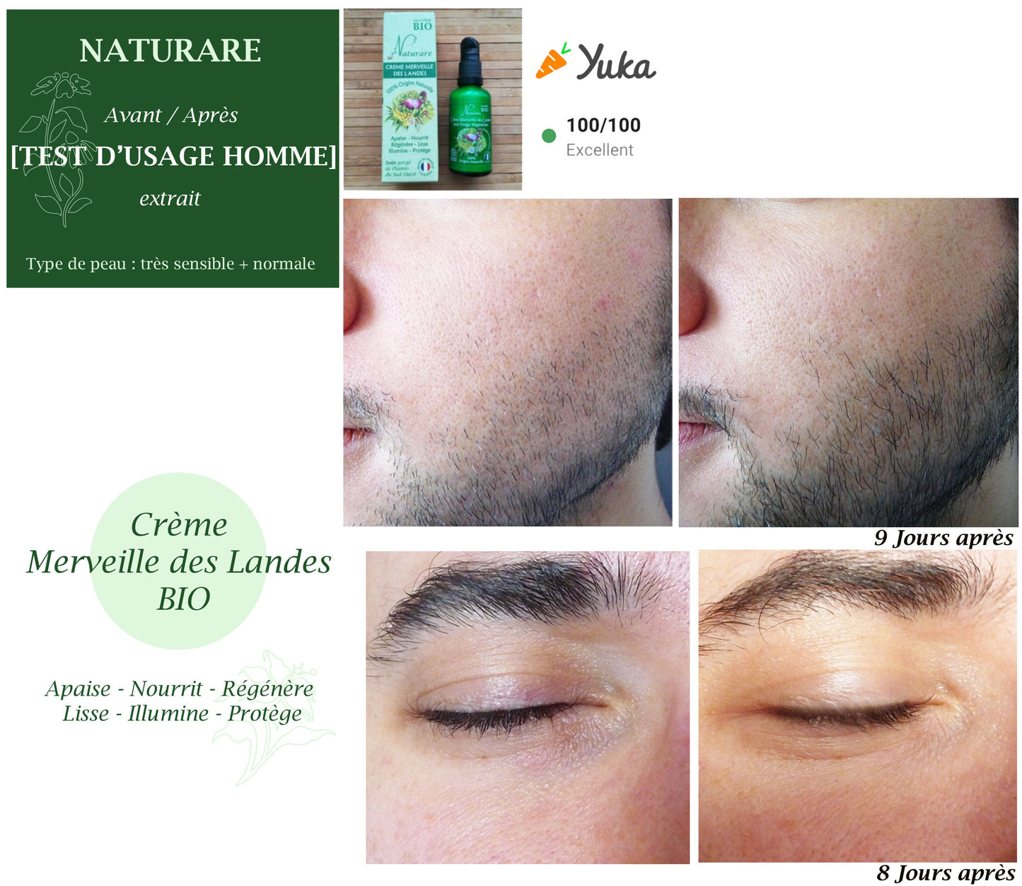 DROP - MERVEILLE DES LANDES BIO - Sensitive skin care Complete regeneration